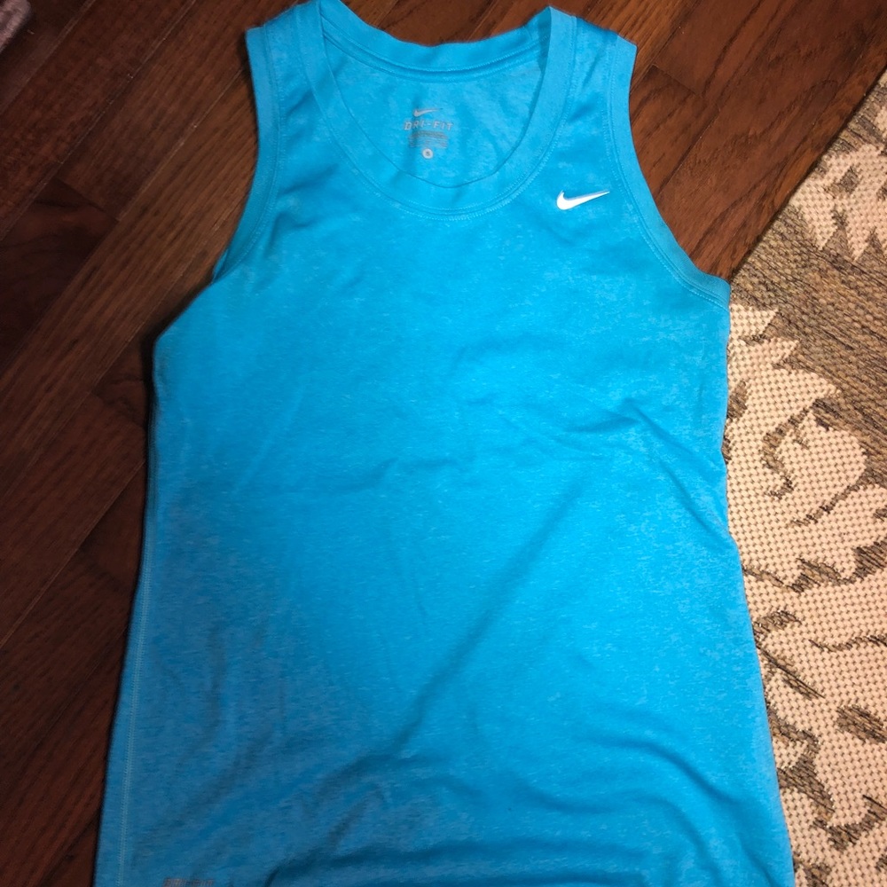 Blue nikie tank